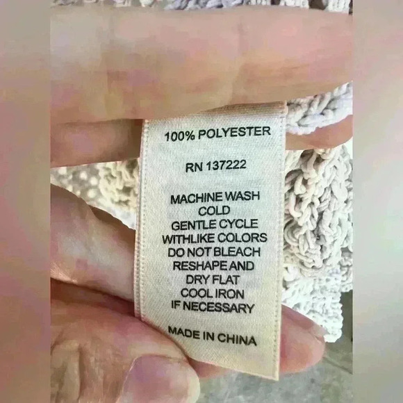 Greige Womens Beige Knit Open Hoodie Beach Coastal Preppy Cover Up Sweater Small - Picture 5 of 8